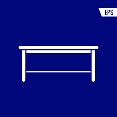 Table vector icon illustration sign