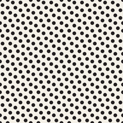Vector seamless pattern. Repeating geometric abstract elements. Stylish monochrome background design.