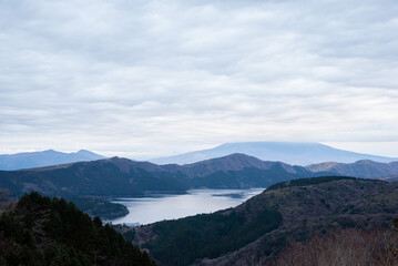大観山展望台から見る富士山