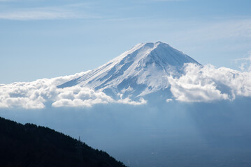 天下茶屋からの富士山