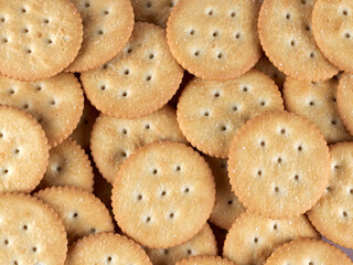 round salty cookies