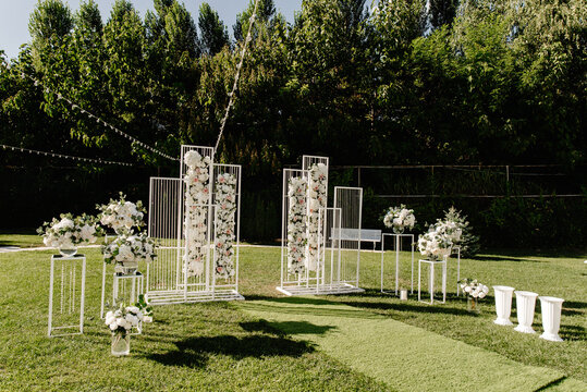 wedding flower decoration photo area