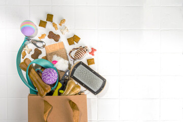 Pet food and accessories, various cat, dog, domestic animals food, toys, treats, utensils....