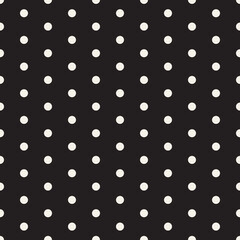 Vector seamless pattern. Repeating geometric abstract elements. Stylish monochrome background design.