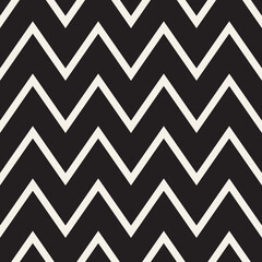 Vector seamless pattern. Repeating geometric abstract elements. Stylish monochrome background design.