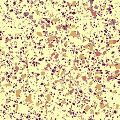 Muted Colorful Bohemian Funky Terrazzo Digital Abstract Seamless Background