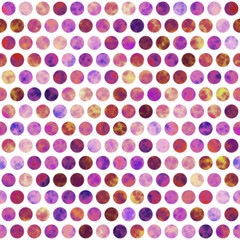 Grungy Colorful Funky Polka Dot Abstract Digital Seamless Background