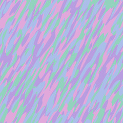 Boho Colorful Groovy Muted Pastel Camo Abstract Digital Seamless Background