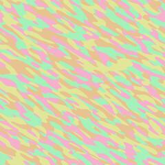Boho Colorful Funky Bright Pastel Camo Abstract Digital Seamless Background