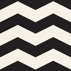 Fototapeta premium Vector seamless pattern. Repeating geometric elements. Stylish monochrome background design.