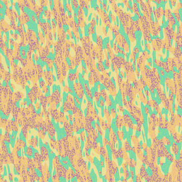 Squiggly Trippy Colorful Noisy Camo Abstract Digital Seamless Pattern