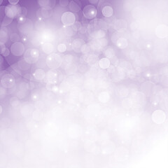 Blurred violet bokeh background with shine and soft circles