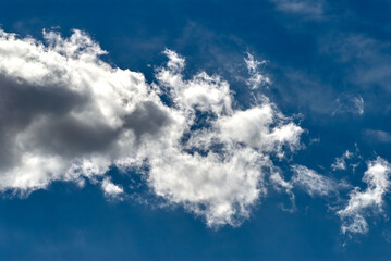 blue sky with clouds