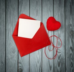 Yarn of wool in heart shape symbol