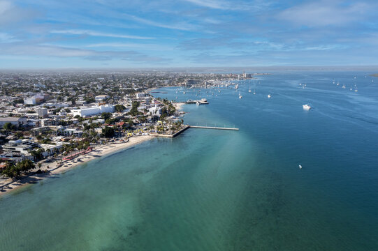 la paz bcs baja california sur mexico aerial view panorama