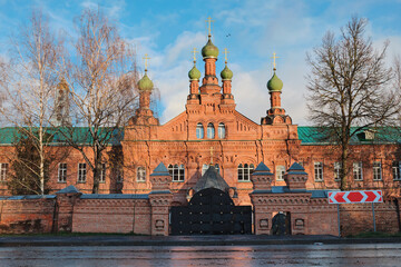 Fototapeta premium Sergiev Posad, Russia - Church of St John of the Ladder at the Moscow Theological Seminary.