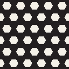 Vector seamless pattern. Repeating geometric abstract elements. Stylish monochrome background design.