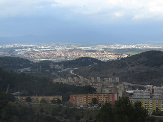 senderismo mirador Llobera, de La Torre de Baro, En Barcelona.