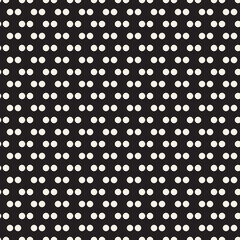 Vector seamless pattern. Repeating geometric abstract elements. Stylish monochrome background design.