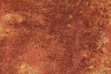 Panoramic grunge rusted metal texture