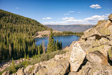 Salmon Lake in the Eagles Nest Wilderness