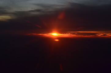 cielo rojo