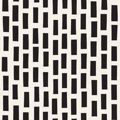 Vector seamless pattern. Repeating geometric abstract elements. Stylish monochrome background design.