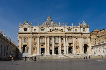 Fototapeta na wymiar saint peter basilica 