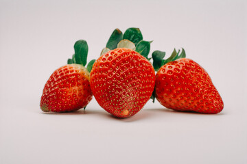 fresh ripe strawberries