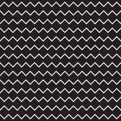 Fototapeta premium Vector seamless pattern. Repeating geometric elements. Stylish monochrome background design.