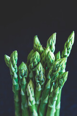 fresh bio green asparagus