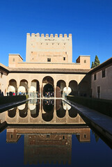 Fototapeta premium Palace of the Alhambra in Granada, Spain 
