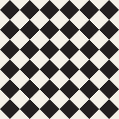 Vector seamless pattern. Repeating geometric elements. Stylish monochrome background design.