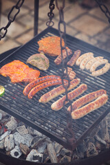 barbecue sausage and shrimp