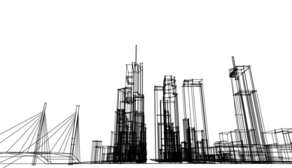 city concept sketch
