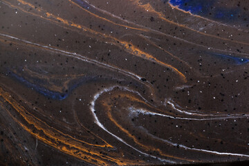 Background Stone wall, background with abstract stains of epoxy resin. Beautiful texture of marble...