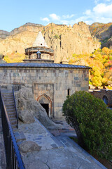 Famous Geghard Monastery in Armenia