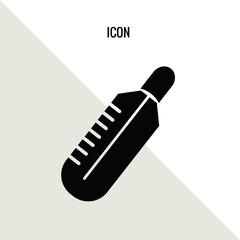 Thermometer vector icon illustration sign