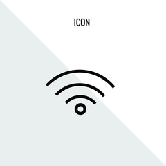 Wifi vector icon illustration sign