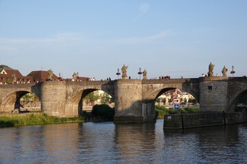 Obraz premium Alte Bruecke in Wuerzburg