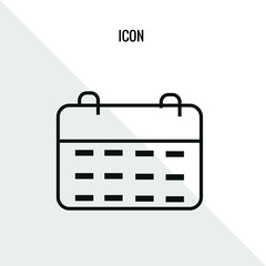 Calendar vector icon illustration sign