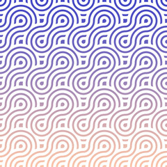 Abstract colorful overlapping circles, ethnic pattern background. 