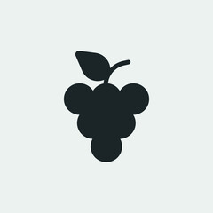 Grapes vector icon illustration sign