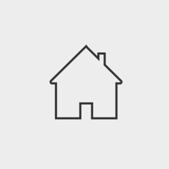 House vector icon illustration sign