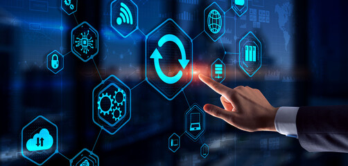 Update Software Application and hardware upgrade concept 2022