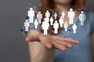 Global digital connections with technology