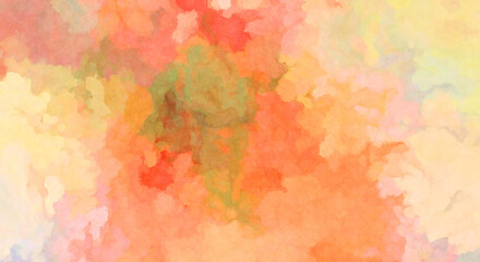 Watercolor painted background. Abstract Illustration wallpaper. Brush stroked painting. 2D Illustration.
