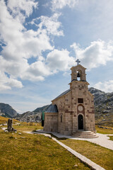 Fototapeta na wymiar Church of Saint Ilija in Mntenegro