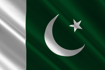 Flag of Islamic Republic of Pakistan is a country in South Asia