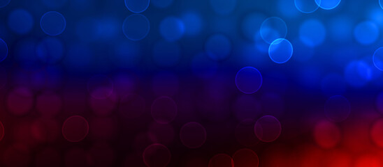 Conceptual lights wallpaper. Beautiful Abstract multicolored bokeh circles background with particles. Vibrant de-focused illustration with space to display your text or title.